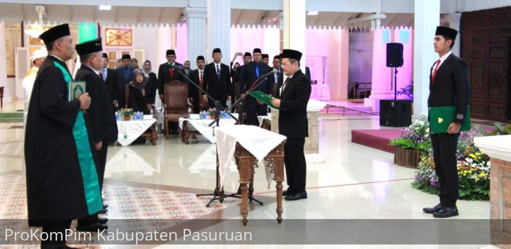 Pj. Bupati Pasuruan Tunggu Kerja Nyata 55 Pejabat Terlantik