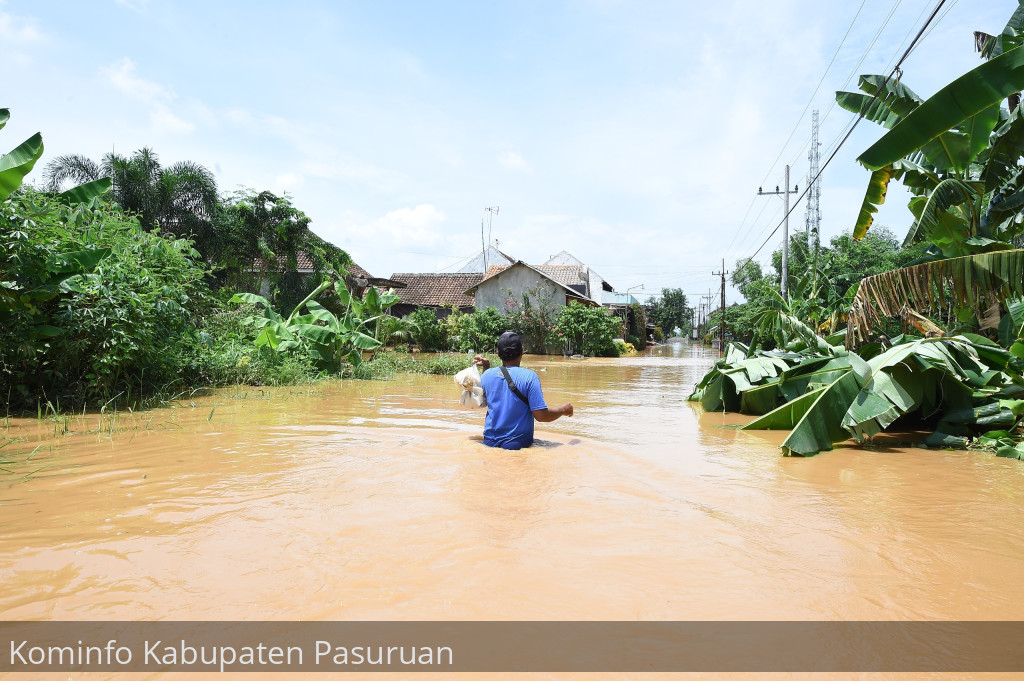 Ribuan Rumah di 5 Kecamatan di Kabupaten Pasuruan Terendam Banjir