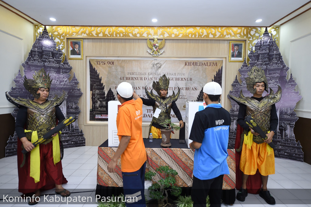 Rutan Bangil Ciptakan Nuansa Kerajaan Majapahit di TPS 901