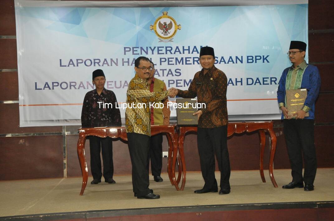Empat Tahun Berturut-Turut, Pemkab Pasuruan Sukses Pertahankan Opini WTP 