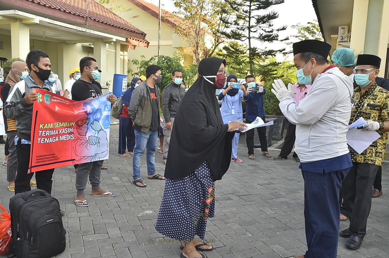 18 Pasien Positif Covid-19 Dinyatakan Sembuh. Total 165 Sembuh