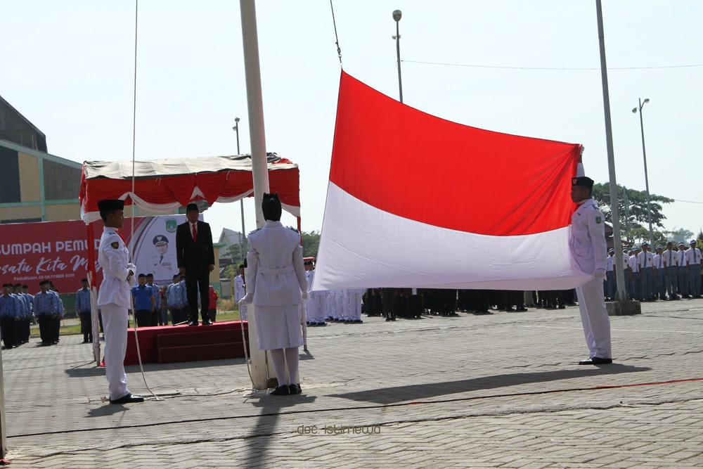 Sumpah Pemuda, Pemkab Pasuruan Gelar Upacara Bendera 