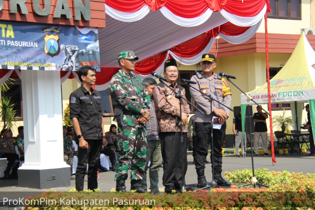 Pj. Bupati Andriyanto Apresiasi Simulasi SISPAMKOTA Dalam Rangka Pengamanan Pilkada Serentak 2024