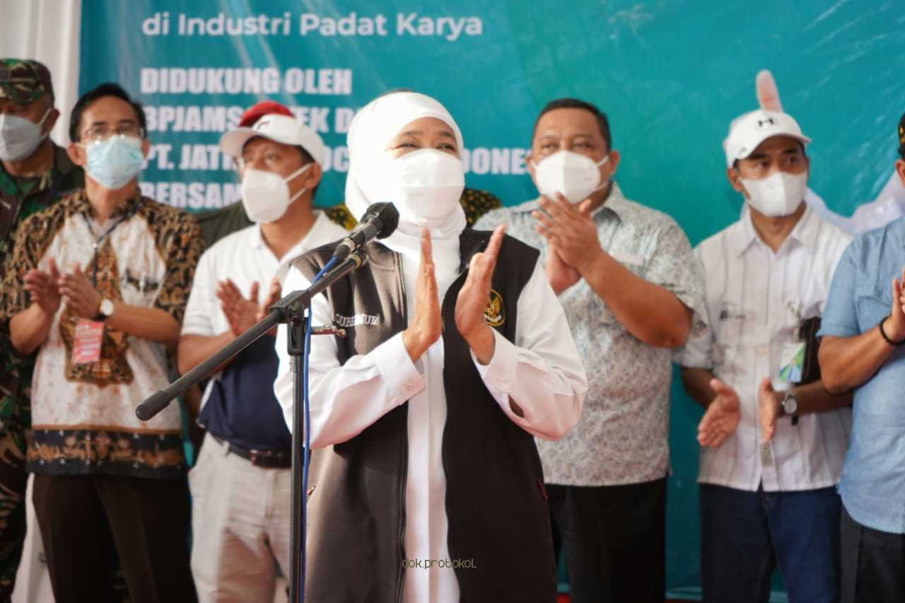 Gubernur Jatim: Ventilasi, Durasi dan Lokasi, Poin Penting Yang Wajib Diperhatikan Industri Esensial Dalam Berproduksi di Masa Pandemi