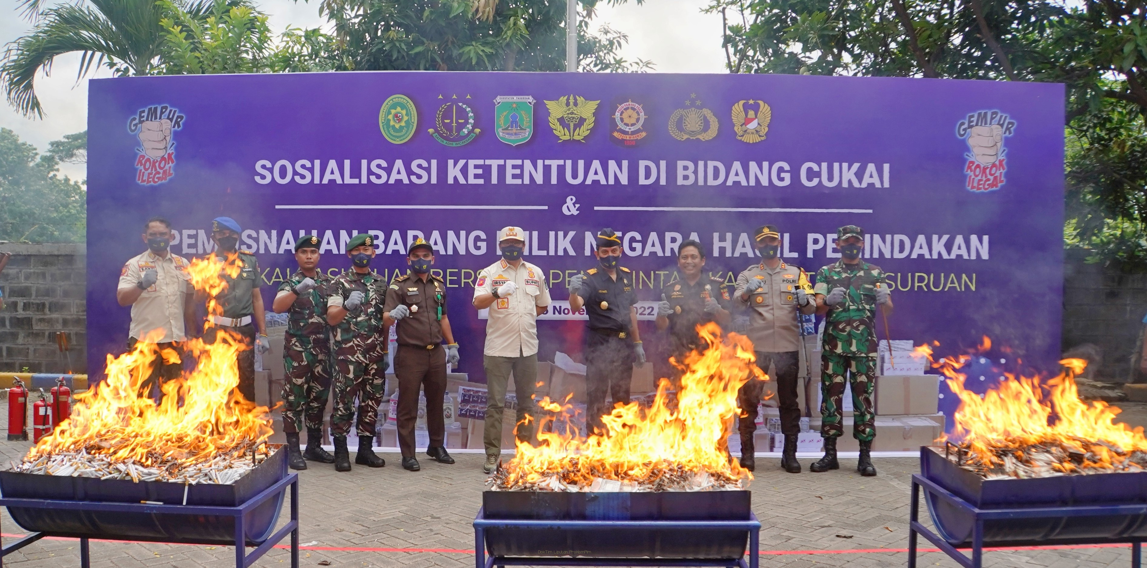    Kepala Daerah Apresiasi Kinerja Kantor Bea Cukai Pasuruan Dalam Berantas Peredaran Rokok Ilegal 
