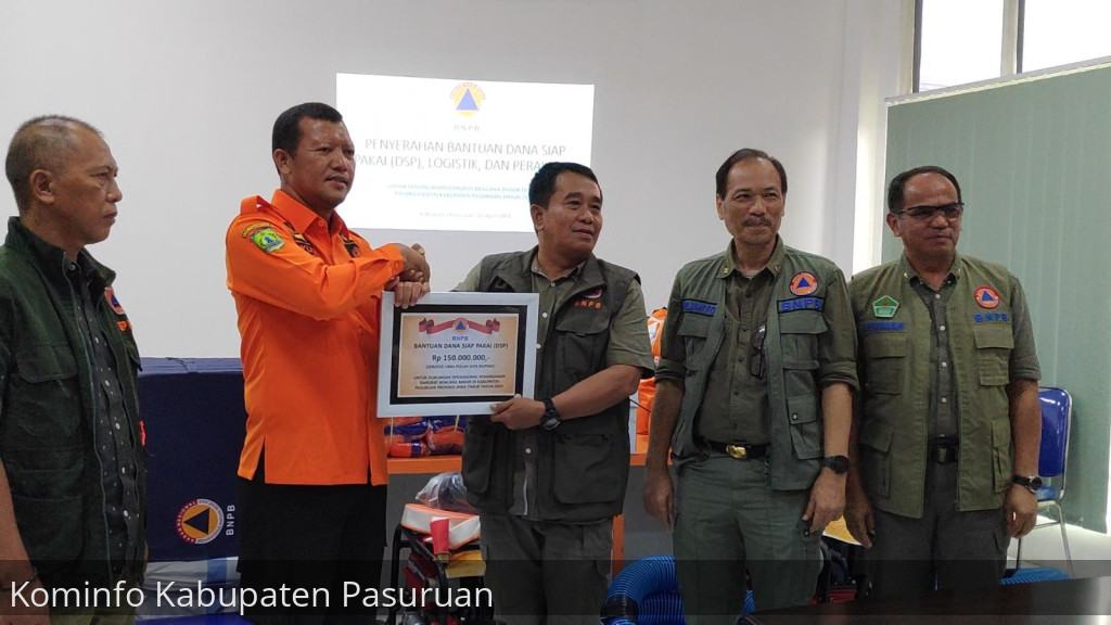 BNPB Salurkan Rp 150 Juta Untuk Penanganan Banjir di Kabupaten Pasuruan