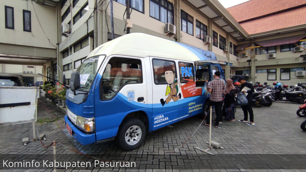 Dispenduk Capil Kabupaten Pasuruan Luncurkan Pelayanan KTP-el Drive Thru