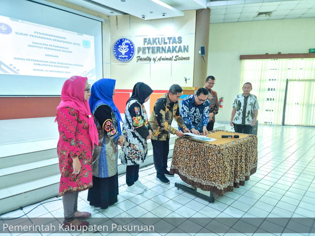 Kembangkan Produk Ulat Sutera Samia Cynthia Ricini. Pemkab Pasuruan Studi Tiru ke IPB