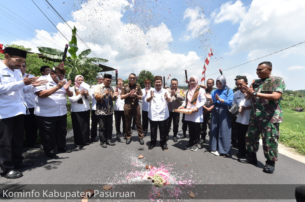 Pemkab Pasuruan Selesaikan 30 Paket Rekontruksi, Perlengkapan dan Pemeliharaan Jalan dan Jembatan dari DBHCHT 2023
