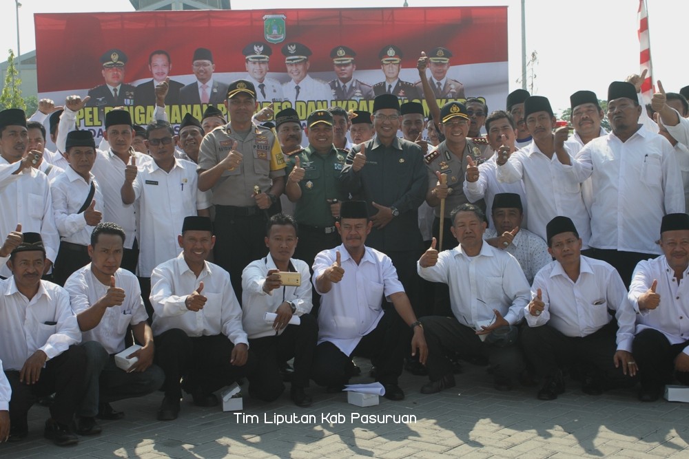 158 Calon Kepala Desa se-Kabupaten Pasuruan Sepakat Siap Menang Siap Kalah