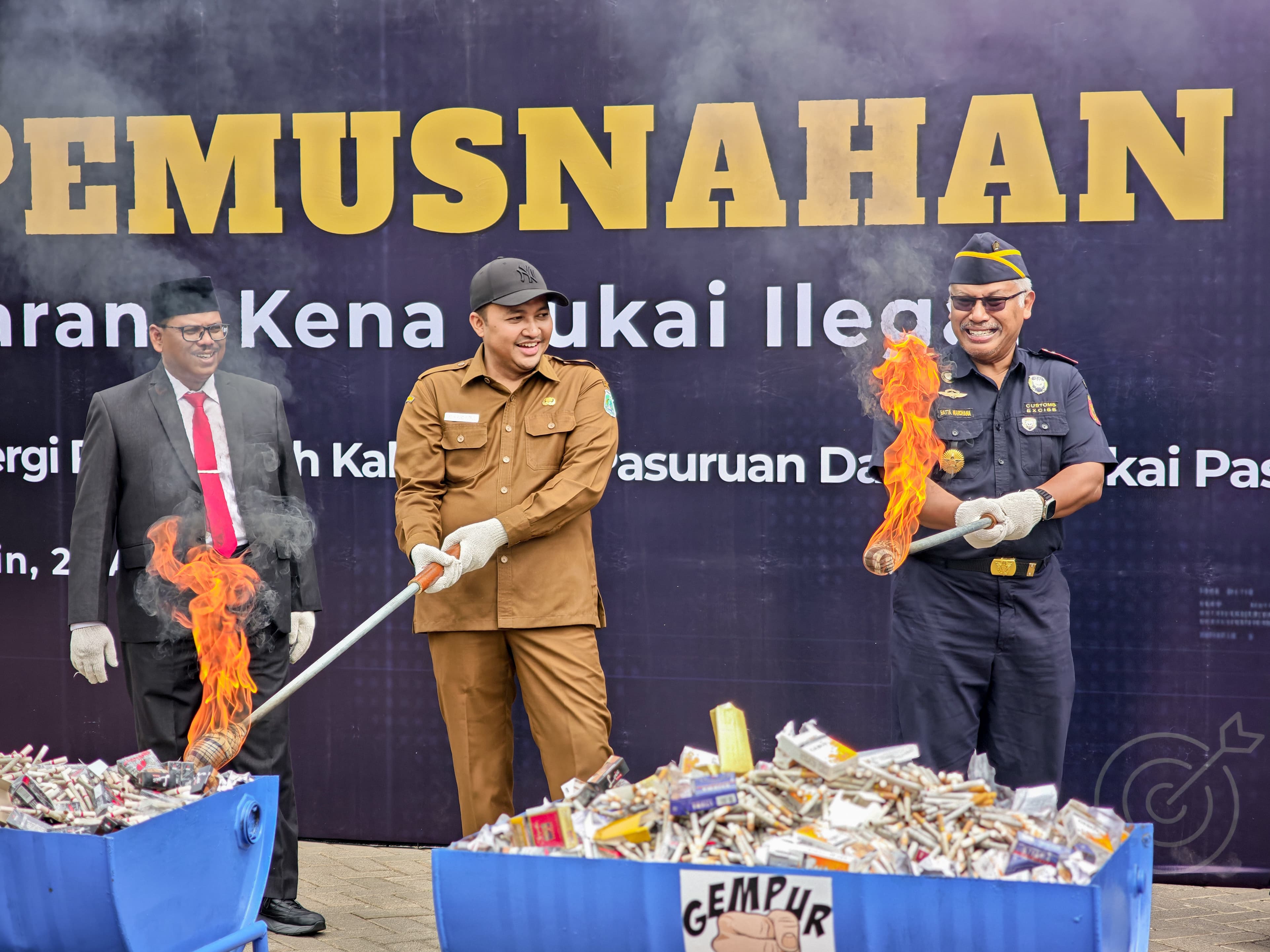 Sampul untuk Pemusnahan Barang Kena Cukai Ilegal