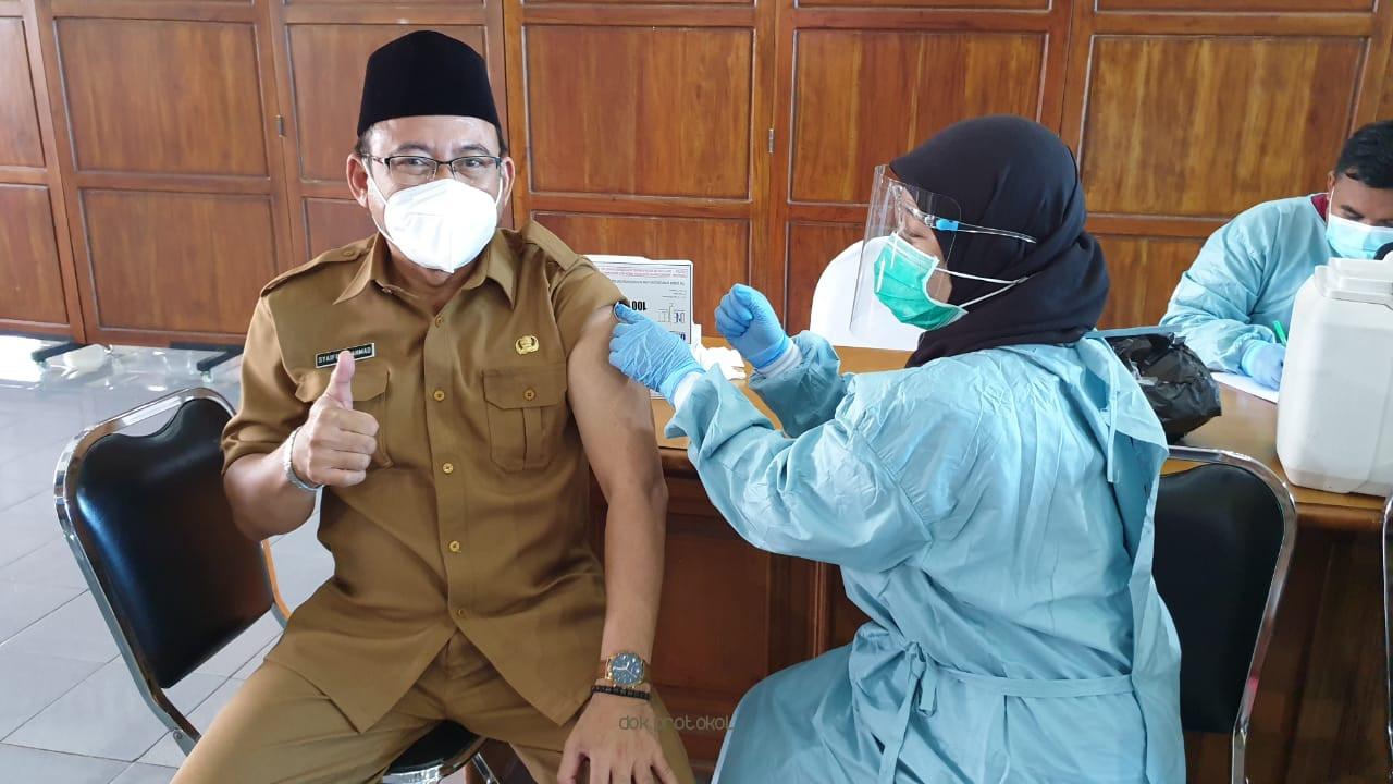 750 ASN Pemkab Pasuruan, Divaksinasi