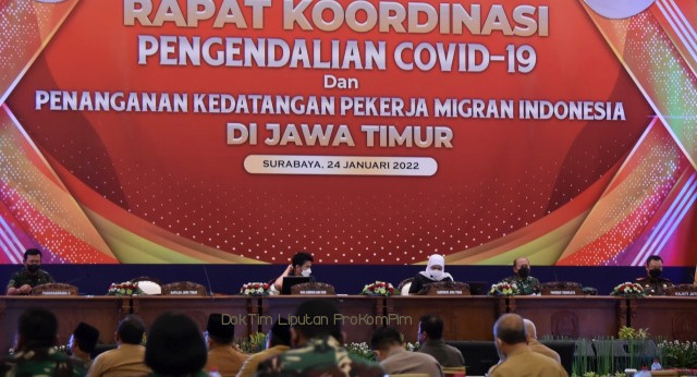 Tingkatkan Percepatan Penanganan Pandemi, Pemkab Pasuruan Kembali Berkoordinasi Dalam Rakor Pengendalian Covid-19 Bersama Gubernur Jatim         