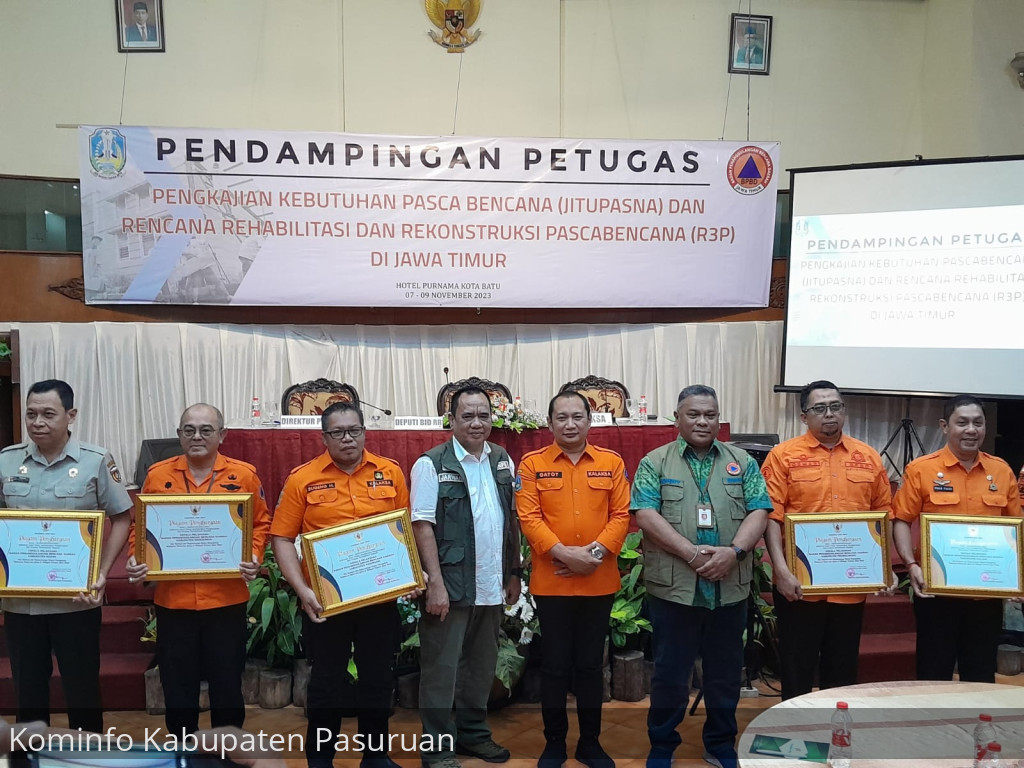 Tangani Karhutla Dengan Baik, BPBD Kabupaten Pasuruan Raih Penghargaan dari Gubernur Jatim
