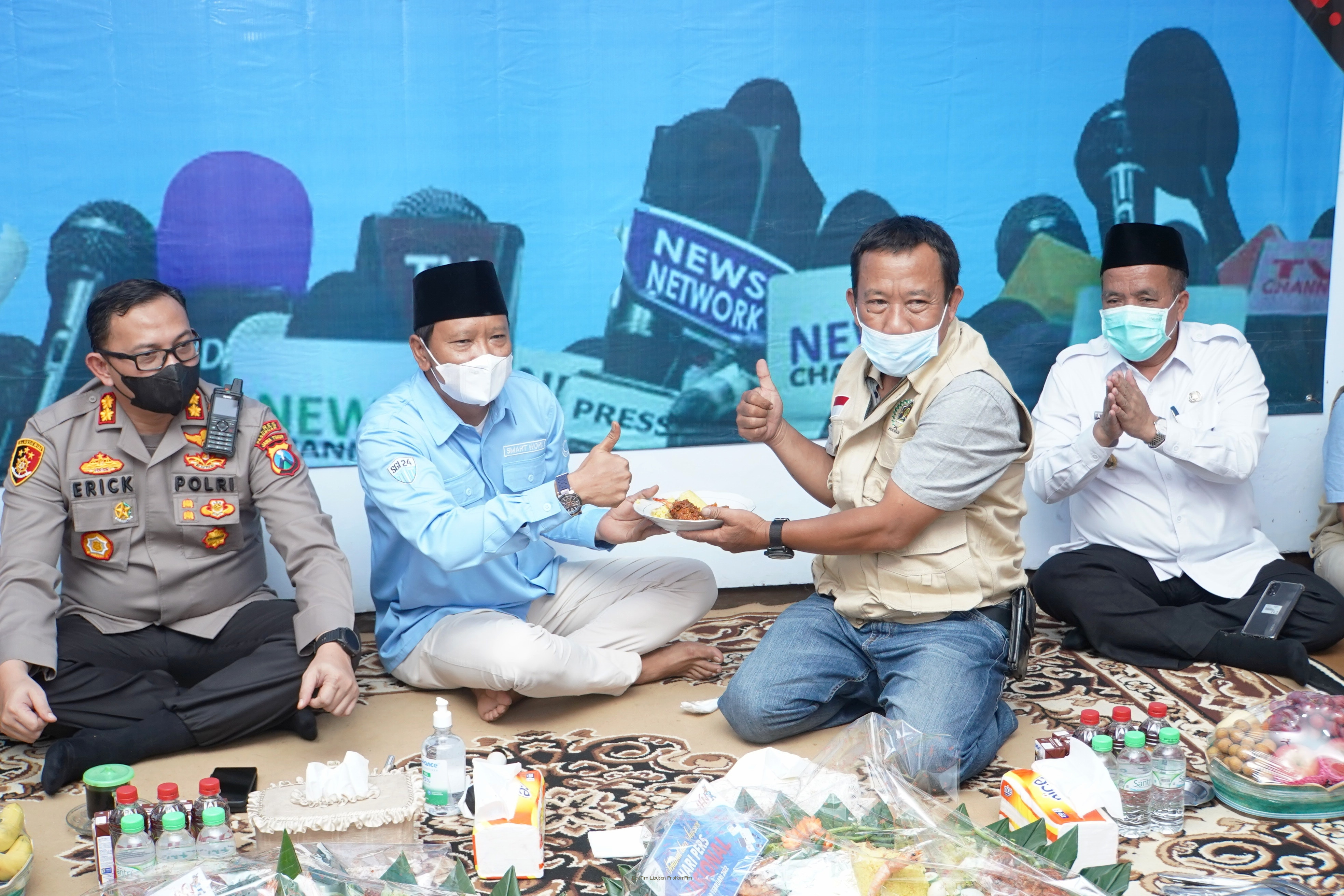 Peringati Hari Pers Nasional, Bupati dan Wakil Bupati Apresiasi Sinergi PWI Kabupaten Pasuruan Dalam Tangani Pandemi  