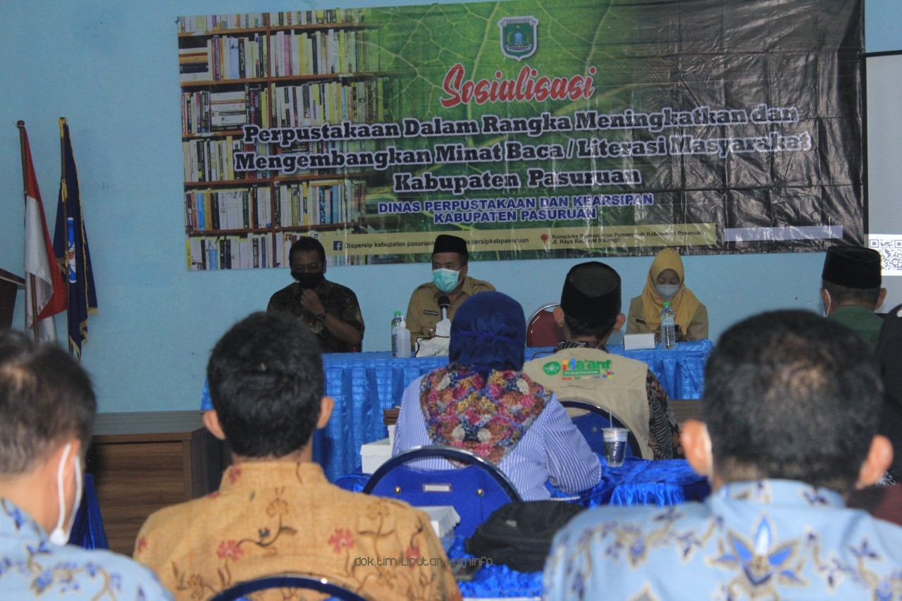 Tingkatkan Minat Baca Di Era Digital, Pemkab Pasuruan Selenggarakan Kegiatan Literasi Perpustakaan   