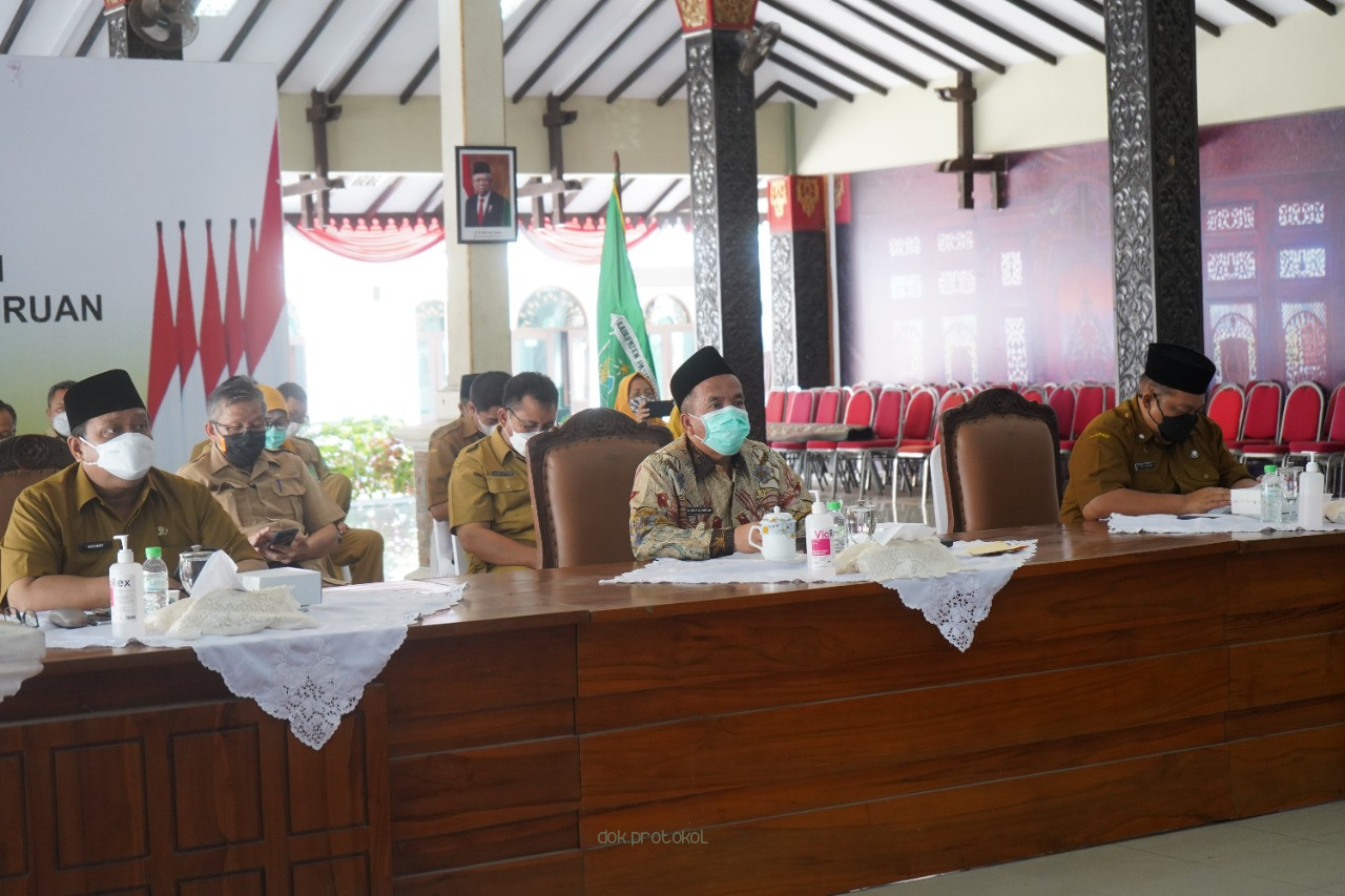 Tingkatkan Tata kelola Keuangan Daerah, Pemkab Pasuruan Berpartisipasi Dalam Rakernas Akuntansi dan Pelaporan Keuangan Pemerintah 2021  