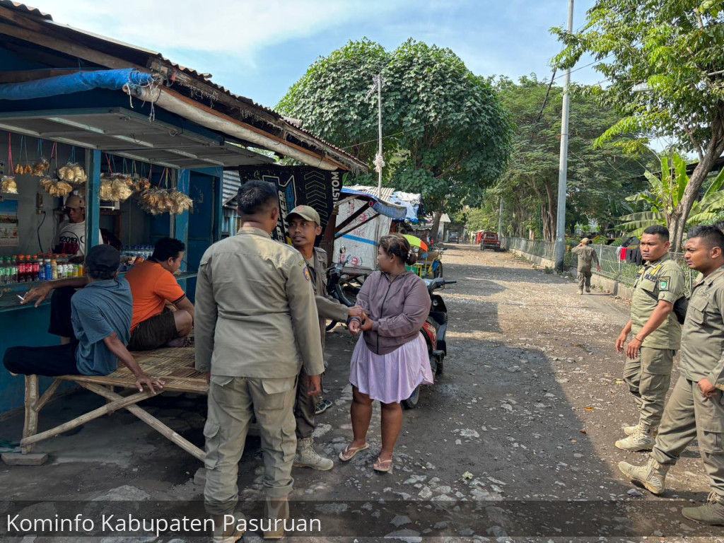 Razia Kampung Planet, Satpol PP Kabupaten Pasuruan Amankan 1 Perempuan Diduga WTS