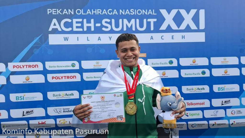 Wahyu Anggoro Tamtomo, Atlet Selam Kabupaten Pasuruan Sabet Emas PON XXI