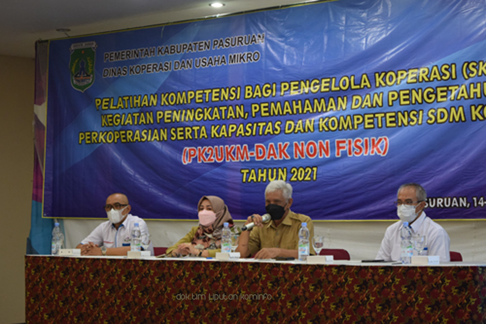 Puluhan Pengurus Koperasi di Kabupaten Pasuruan Ikuti Uji Kompetensi