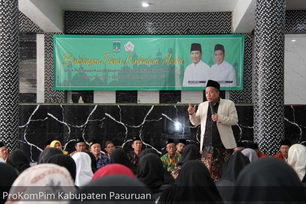 Tingkatkan Kualitas Akademik Madin, Pemkab Pasuruan Gelar Bimtek Kurikulum Madin
