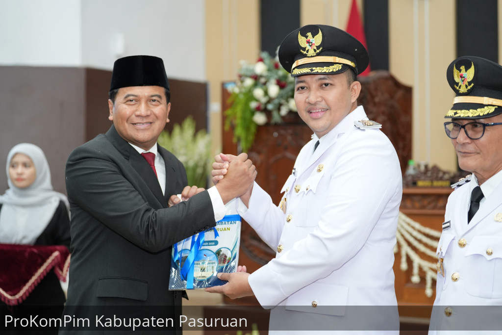 Sertijab Bupati/ Wabup Pasuruan, Bupati Rusdi: Saya Dan Gus Shobih Siap Wujudkan Kabupaten Pasuruan Yang Maju, Sejahtera Dan Berkeadilan