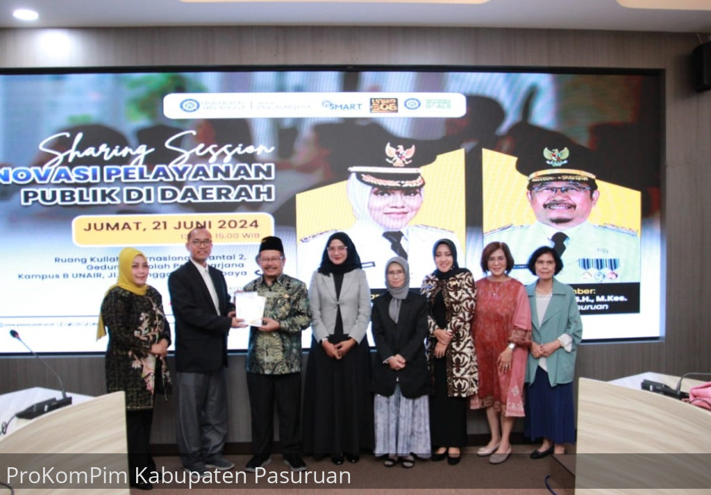 Tampil Sebagai Pembicara di Sekolah Pascasarjana UNAIR, Pj. Bupati Andriyanto Tekankan Urgensitas Inovasi Pelayanan Publik