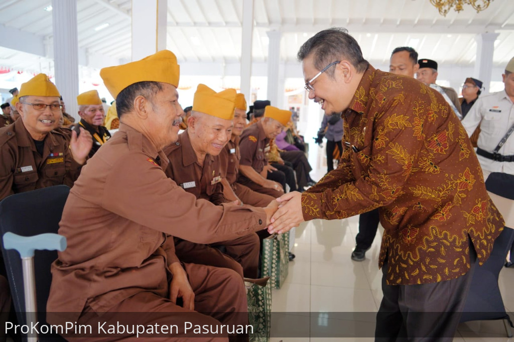 Sarasehan Peringati HUT ke-79 RI, Pj. Bupati Andriyanto Apresiasi Perjuangan Veteran dan Ajak Kepala Perangkat Daerah Bangun Negeri
