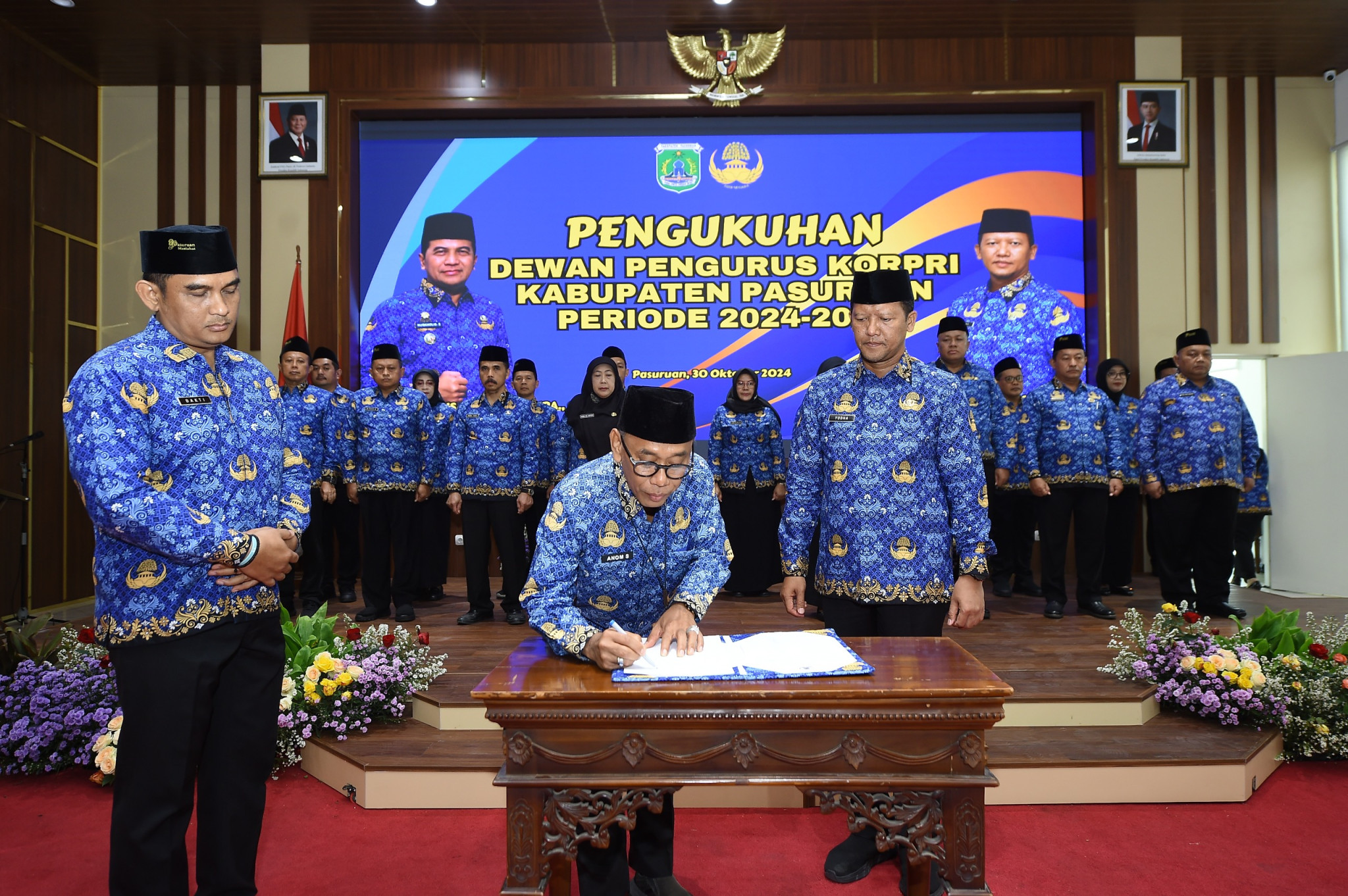 Sampul untuk Pengukuhan Dewan Pengurus KORPRI Kabupaten Pasuruan Peridoe 2024-2029