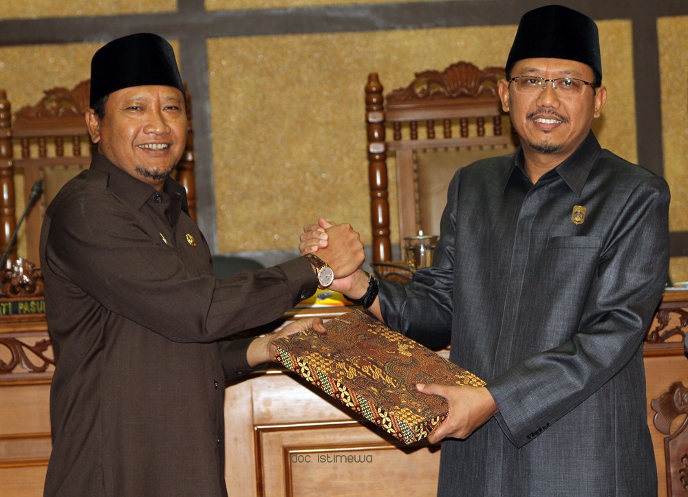 Nota Kesepakatan KUPA dan PPAS-P Kabupaten Pasuruan Tahun 2019, Ditandatangani