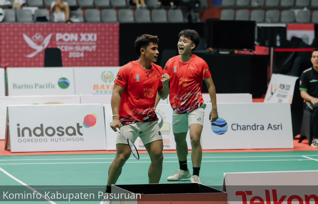 PON XXI. 5 Atlet Badminton Kabupaten Pasuruan Sumbang Perunggu Kategori Beregu