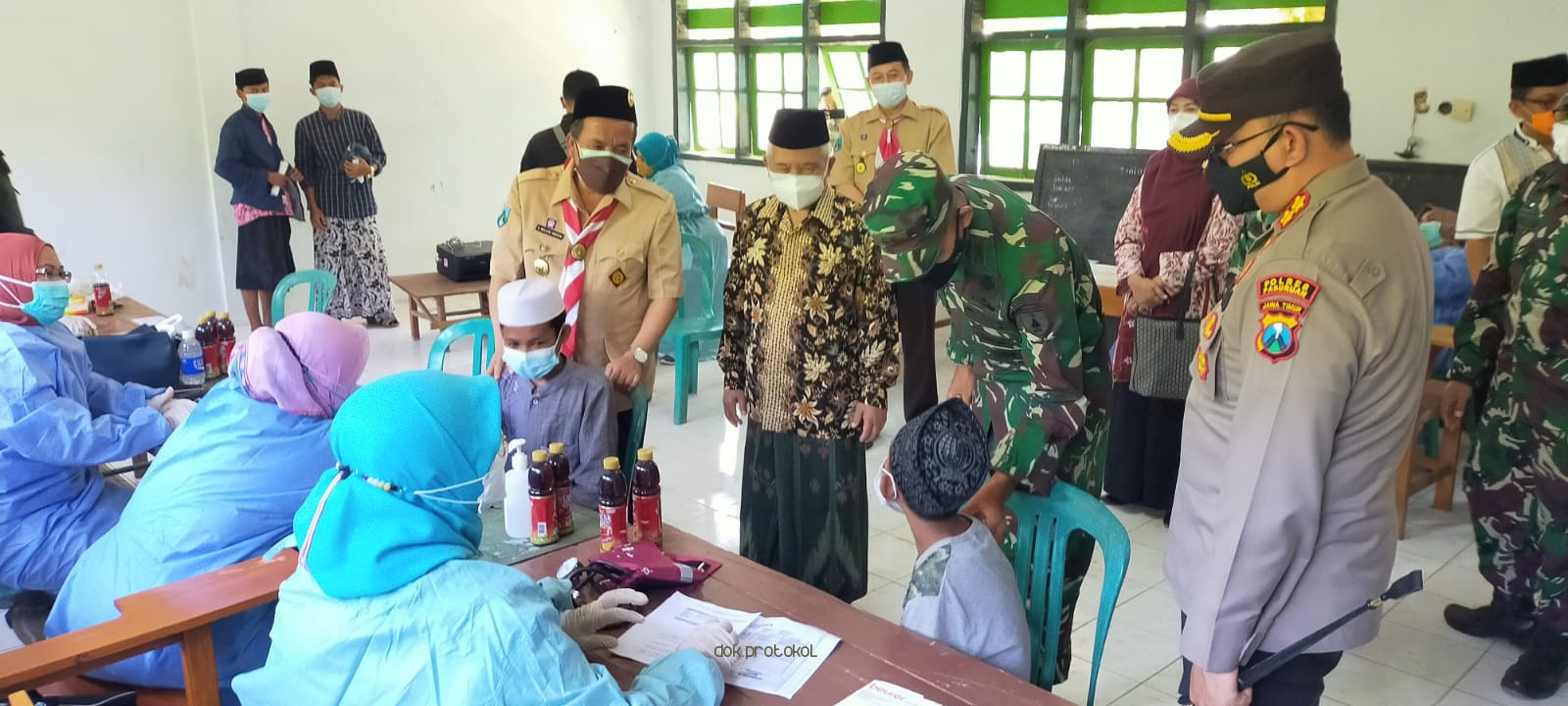 Kesadaran Warga Kabupaten Pasuruan Untuk Mau Divaksin, Sangat Tinggi