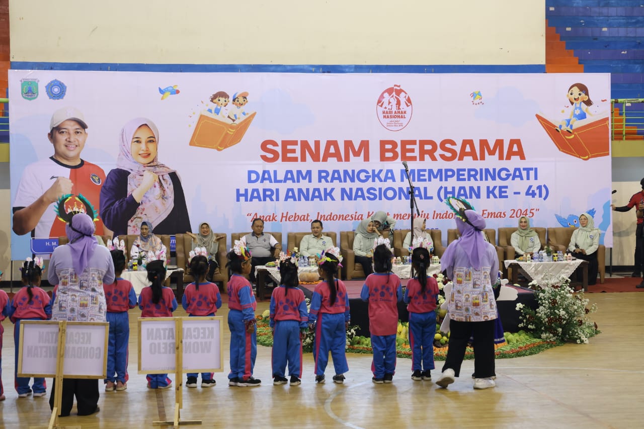 Sampul untuk Senam Bersama dalam rangka Hari Anak Nasional ke-41