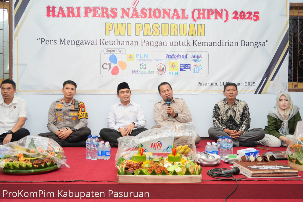 Tasyakuran Hari Pers Nasional 2025, Pj. Bupati Nurkholis Ajak Jurnalis Sajikan Karya Jurnalistik Berbasis Data Dan Tingkatkan Kualitas Berita