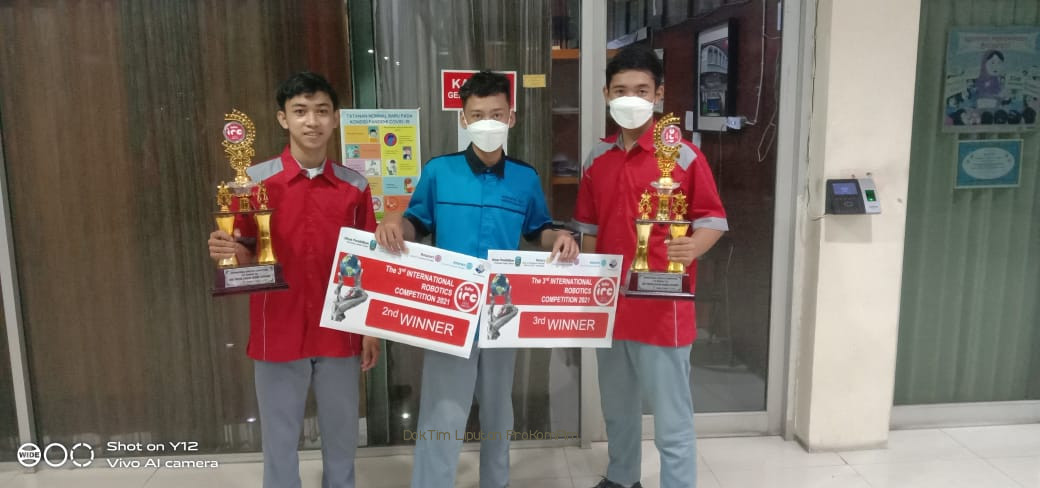 Pelajar MAN I Pasuruan Juarai Kompetisi Robotika Internasional 
