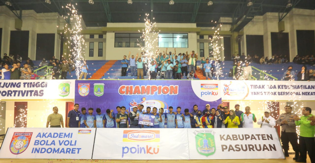 SMK Tekstil Pandaan Juarai Volleyball Competition Bupati Cup 2022