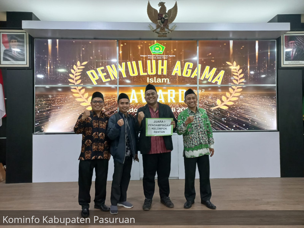 Dua Penyuluh Agama di Kabupaten Pasuruan Raih Juara Penyuluh Award Jatim 2023