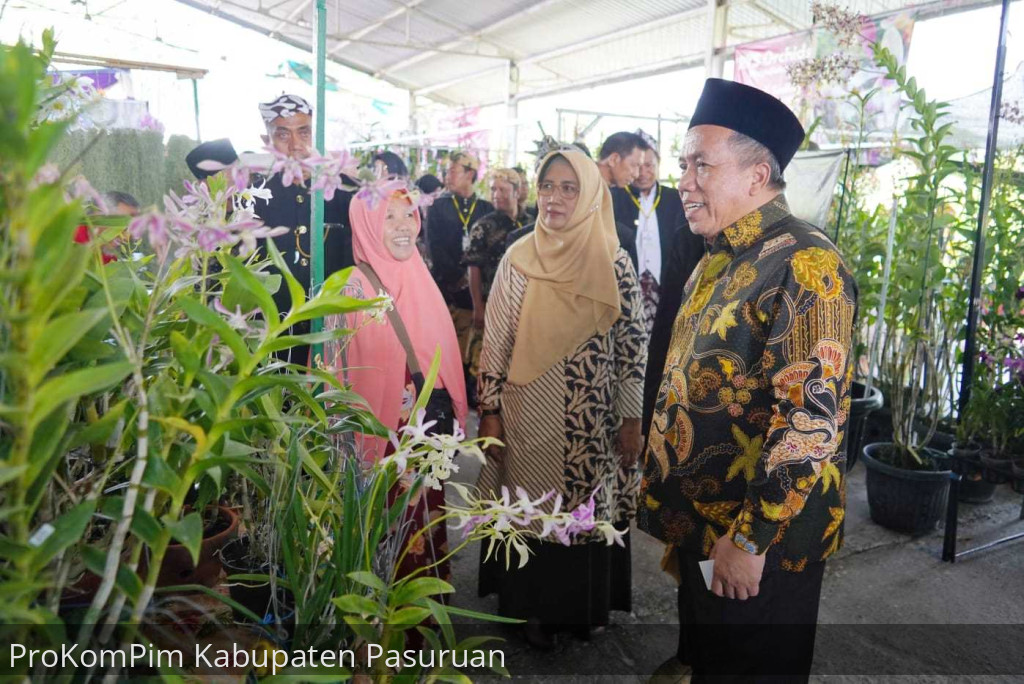 Plh. Bupati Pasuruan Berharap, Pasuruan Orchids Festival 2023 Prospektif Majukan Pengembangan Agribisnis Anggrek di Pasuruan