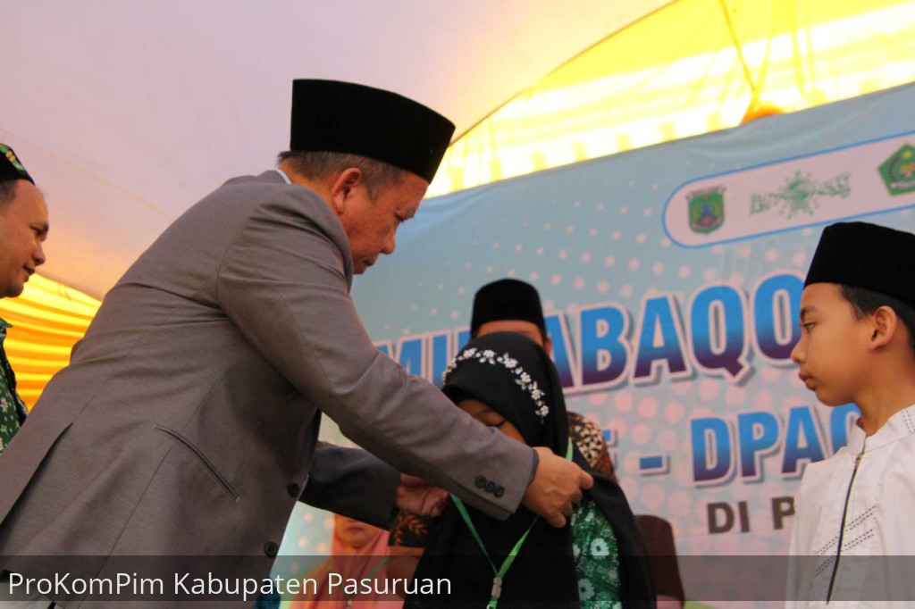 Buka Musabaqah FKDT Kecamatan Rejoso, Wakil Bupati Mujib Ajak Masyarakat Maksimalkan TPQ dan Madin