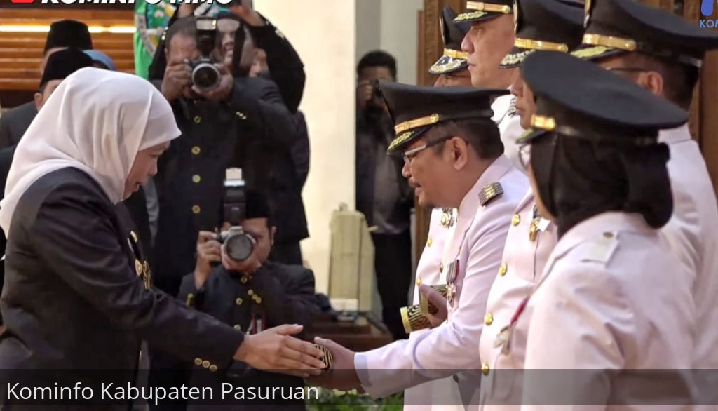 Gubernur Jatim Lantik Andriyanto Sebagai Pj Bupati Pasuruan