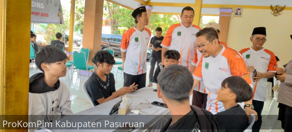 Grand Final Turnamen Offline E-Sport Kabupaten Pasuruan Tahun 2023, Pj. Bupati Andriyanto Gelorakan Semangat Bertanding dan Sportifitas