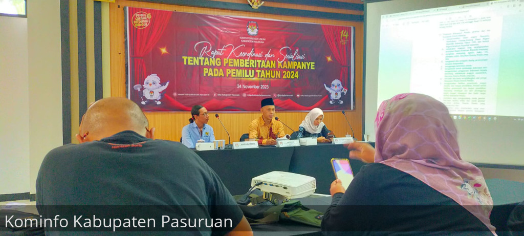 KPU Kabupaten Pasuruan Ingatkan Parpol Segera Daftarkan Pelaksana Kampanye dan Akun Medsosnya