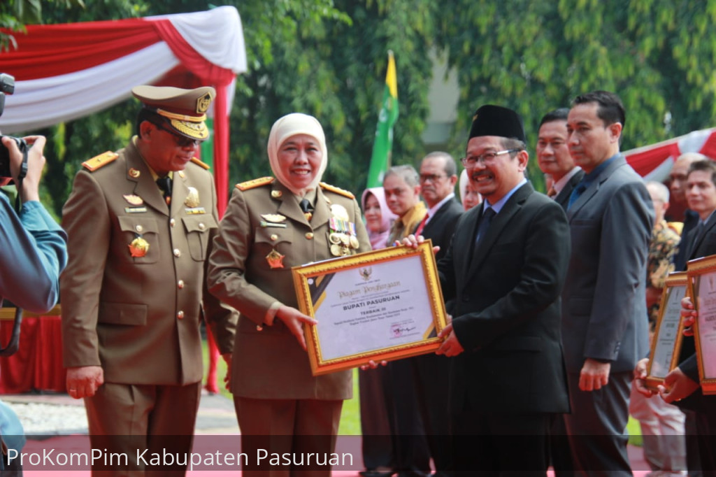 Pj Bupati Pasuruan, Andriyanto Diganjar Predikat Terbaik III Pembina K3 Jawa Timur