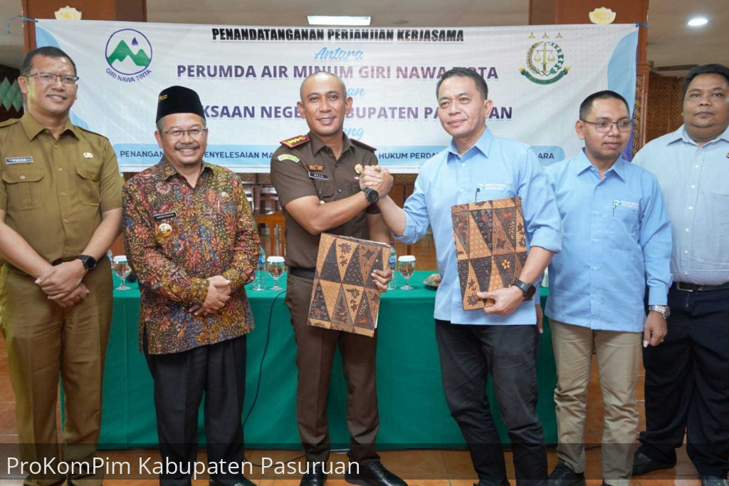 Pj. Bupati Andriyanto Sambut Baik Kolaborasi Perumda Giri Nawa Tirta Bersama Kejari Kabupaten Pasuruan