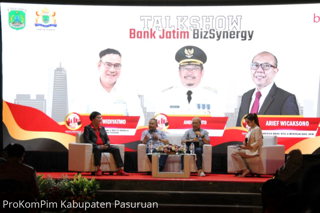 Talkshow Business Matching Summit, Pj. Bupati Andriyanto Tegaskan Komitmen Pemkab Pasuruan Tingkatkan Investasi