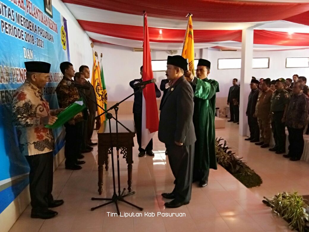 Universitas Merdeka Pasuruan Punya Rektor Baru