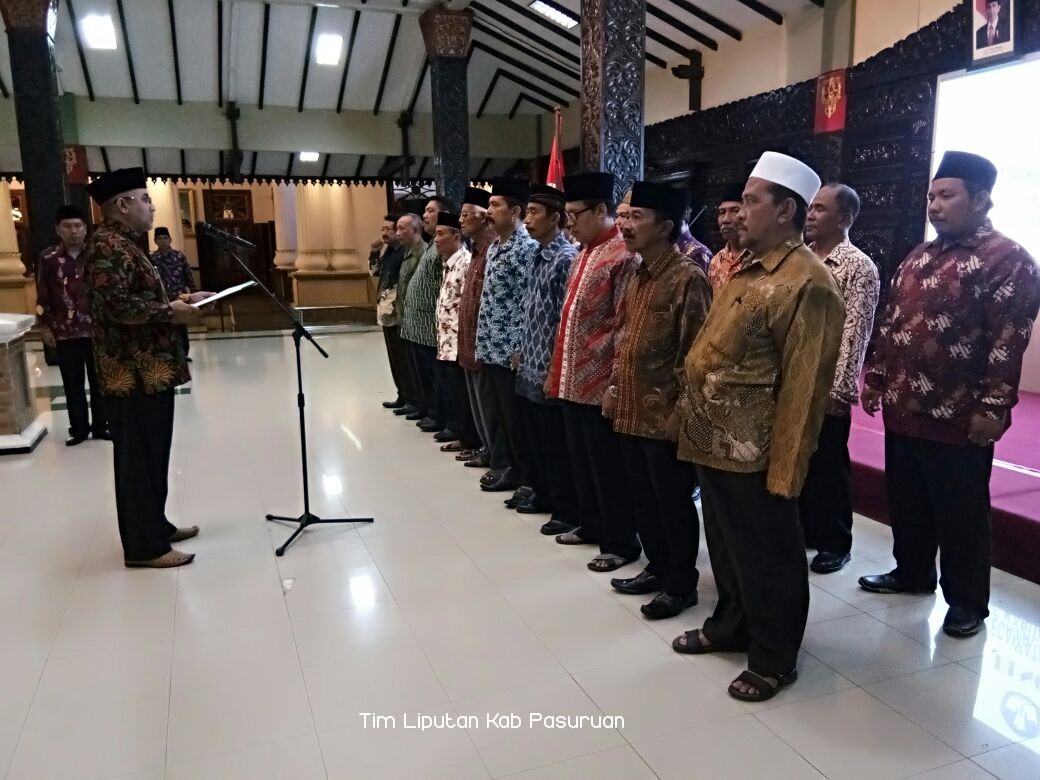 Kukuhkan Koordinator Komite Sekolah/Madrasah Kecamatan se-Kabupaten Pasuruan