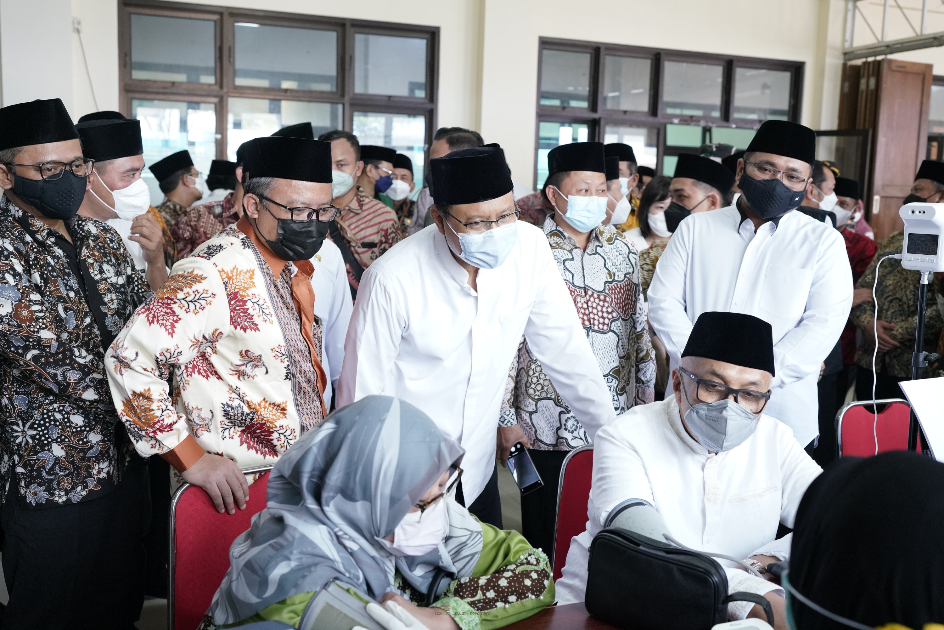 Jelang Mudik, Menteri Agama Yaqut Kholil Khoumas Launching 1 Juta Vaksinasi Booster 