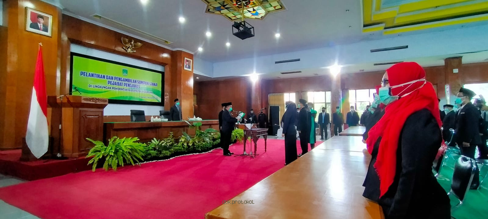 Wakil Bupati Pasuruan, Gus Mujib Imron Lantik 47 Pejabat Pengawas 