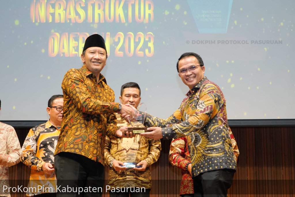 Pemkab Pasuruan Raih GATRA Apresiasi Infrastruktur Daerah 2023